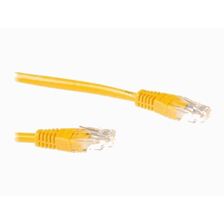 Ib2801 utp cat6a snagl yellow 1.00m. Eenh. 1 stk