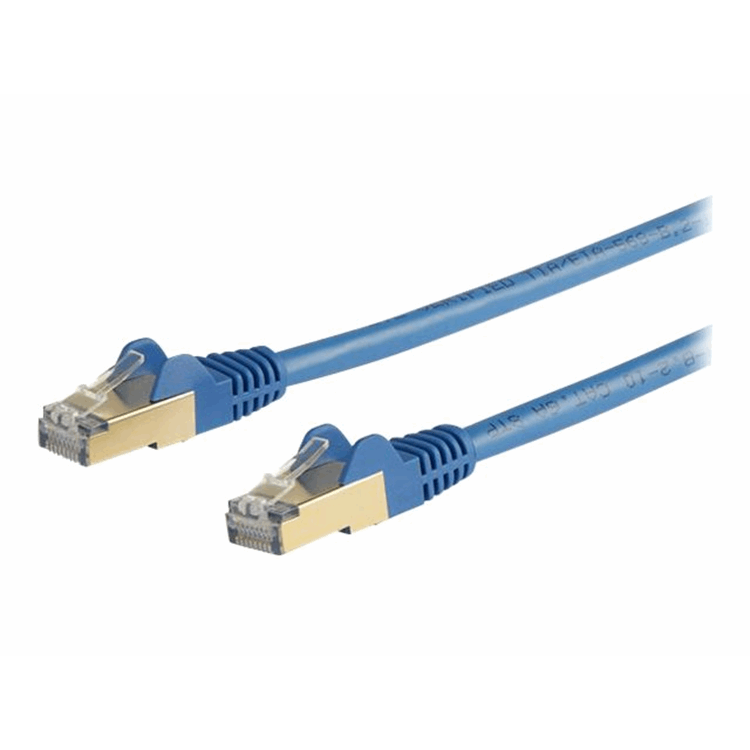 2m Blue Cat6a Ethernet Cable - STP