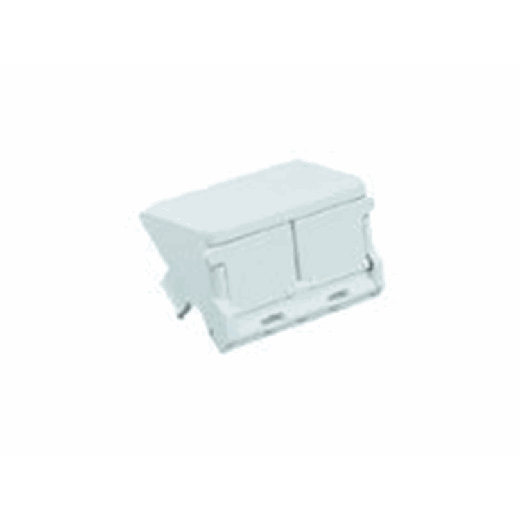 2port outlet 45x45 aw w/o mod. slop w DC