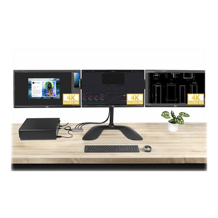 3-Port MST Hub DP to Triple 4K60Hz HDMI