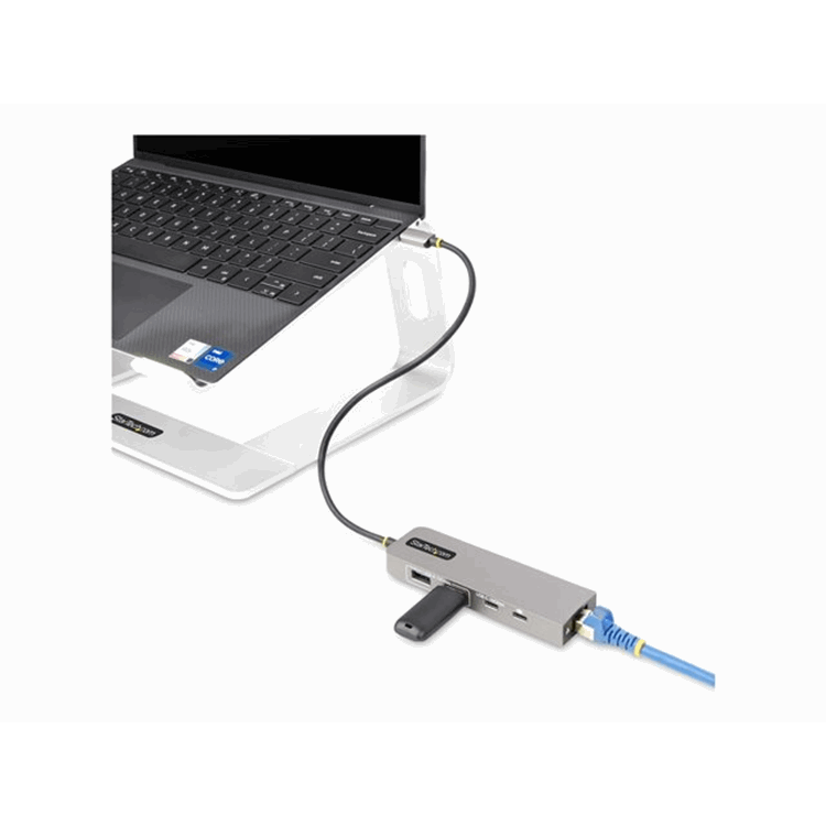 3-Port USB-C Hub 2.5GbE PD Passthrough