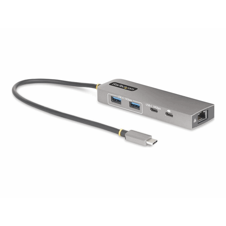 3-Port USB-C Hub 2.5GbE PD Passthrough