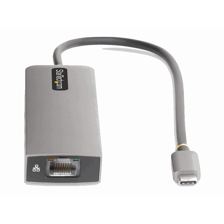 3-Port USB-C Hub 2.5GbE PD Passthrough