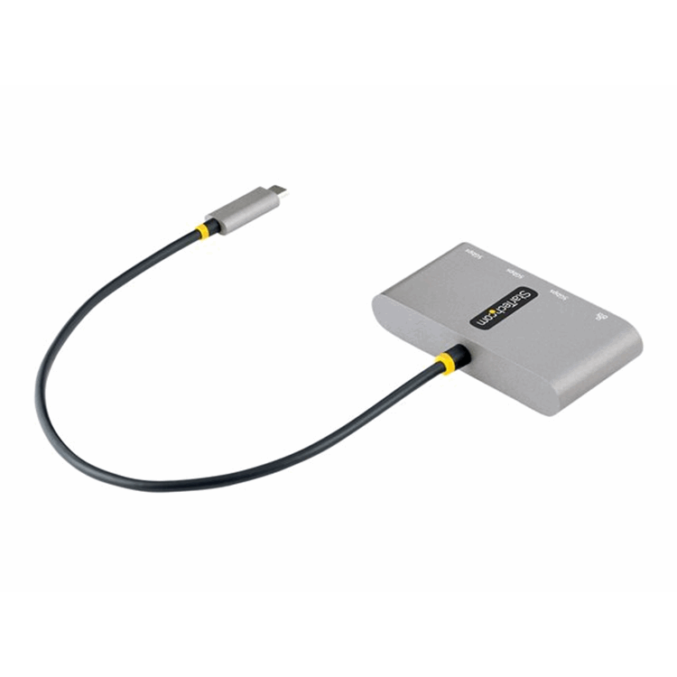 3-Port USB-C Hub with Ethernet Portable 3-Port USB-C Hub with Ethernet Portable