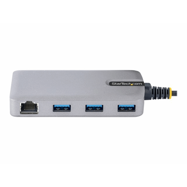 3-Port USB Hub w/ GbE Ethernet Adapter