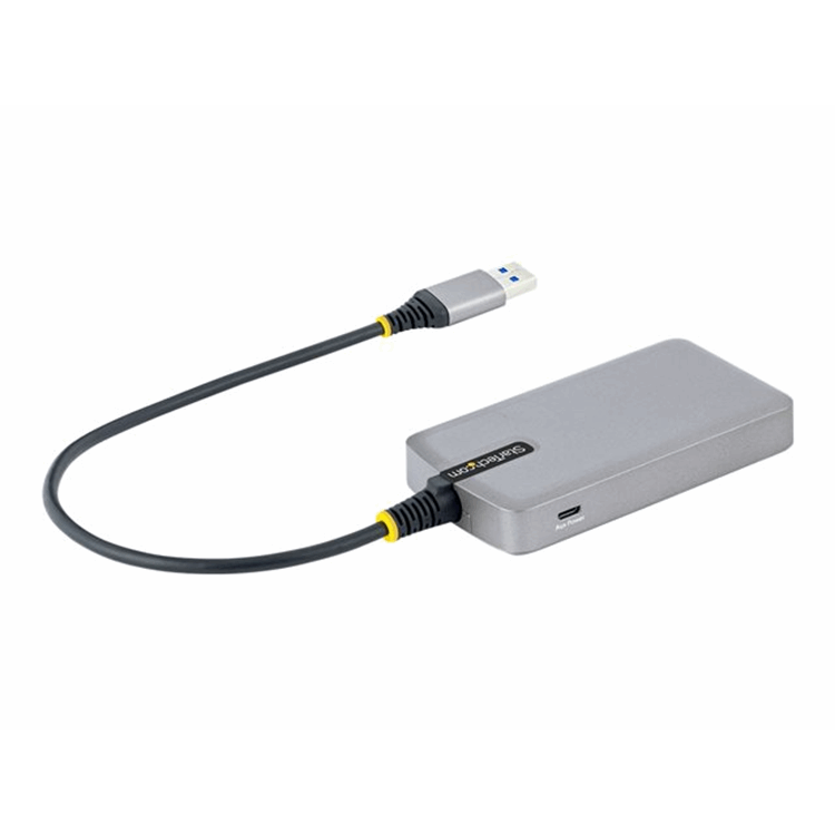 3-Port USB Hub w/ GbE Ethernet Adapter