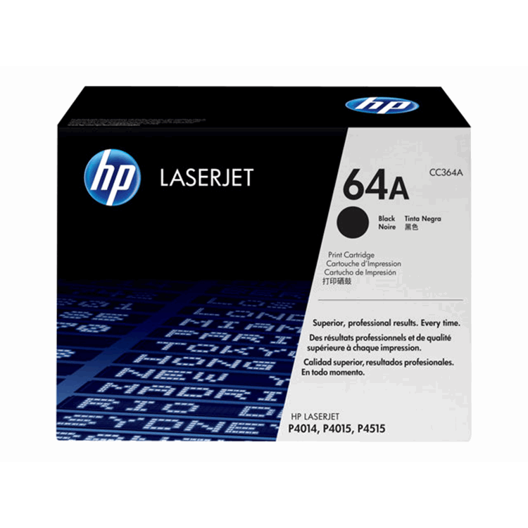 HP LASERJET CC364A BLACK PRINT CARTRIDGE (TBV LJ P4000 & P4500 SERIE)