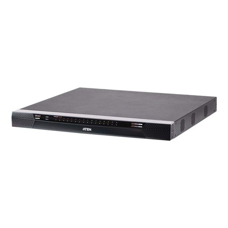 32-Port Cat 5 KVM over IP Switch (1 Local and 8 Remote Shared Access) with USB Peripheral Support Br