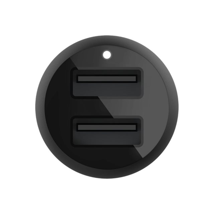 BELKIN Dual USB-A CarCh 1M PVC A-LTG 24W BELKIN Dual USB-A CarCh 1M PVC A-LTG 24W