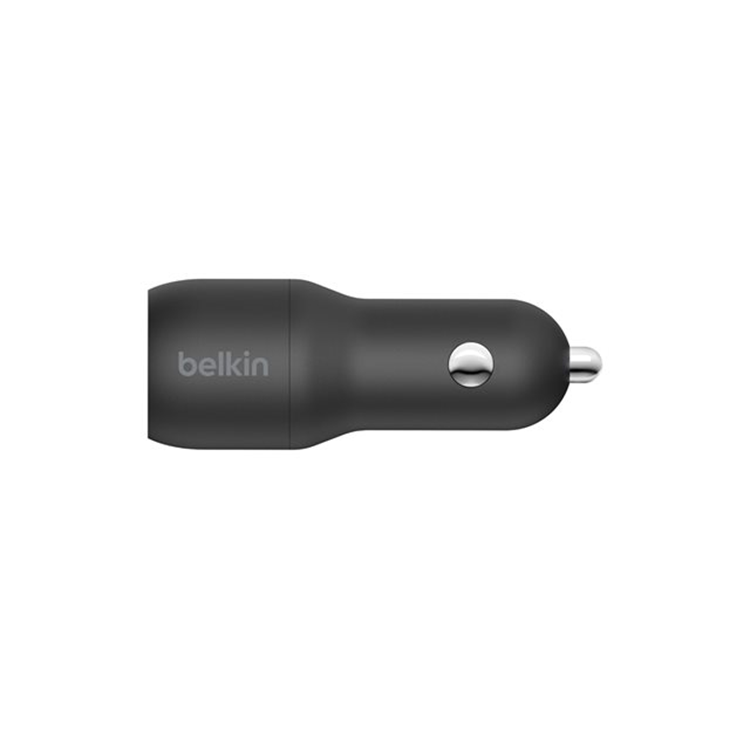 BELKIN Dual USB-A CarCh 1M PVC A-LTG 24W BELKIN Dual USB-A CarCh 1M PVC A-LTG 24W