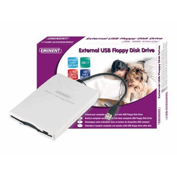externa USB floppy disk drive computer A