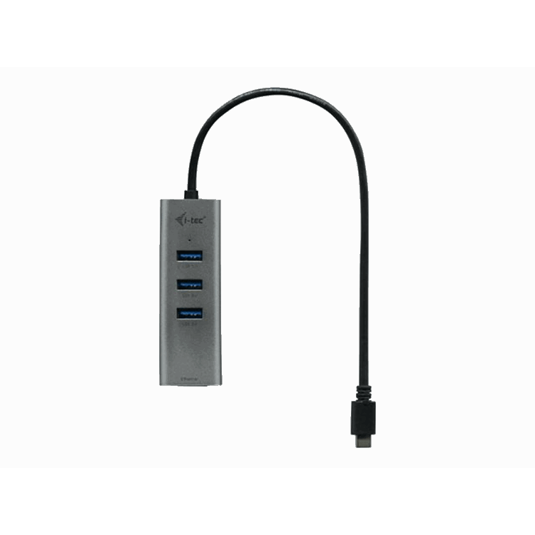 i-tec USB-C Metal HUB 3 + GLAN