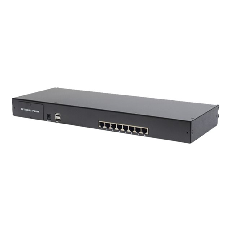 17IN Cat.5 TFT console. 8-port