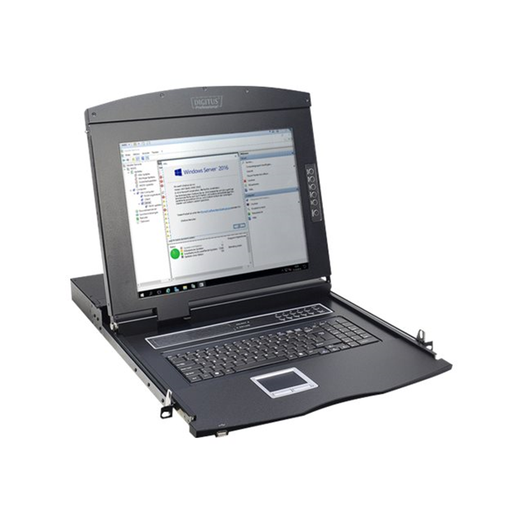 17IN Cat.5 TFT console. 8-port