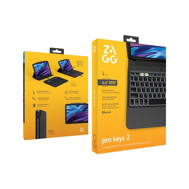 ZAGG KB ProKey 2 iPad Air 11 M2 Bl Frenc ZAGG KB ProKey 2 iPad Air 11 M2 Bl Frenc