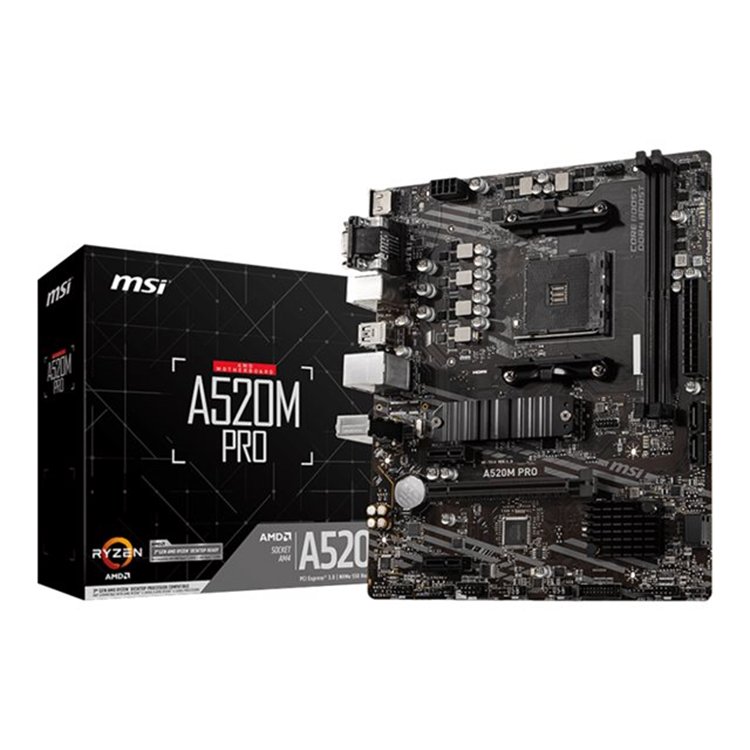 MSI A520M PRO AM4 M-ATX MB MSI A520M PRO AM4 M-ATX MB