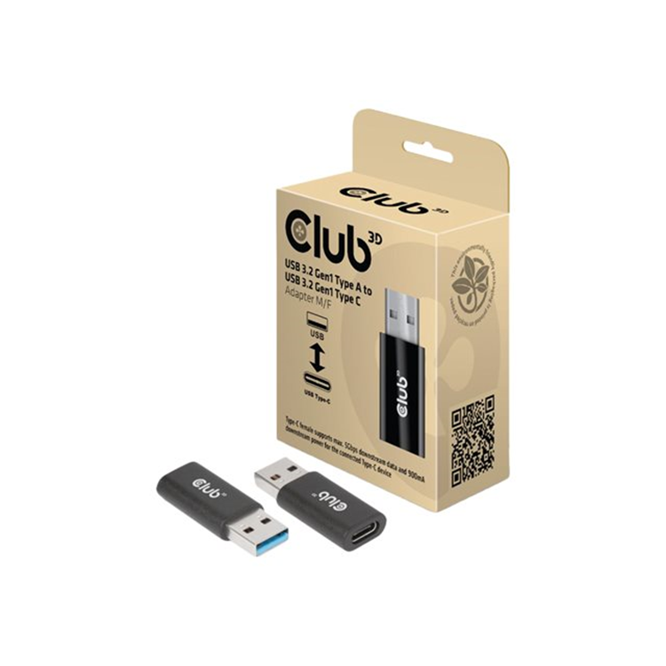 USB TYPE C 3.2 GEN1 FEMALE TO USB 3.2 GEN 1 TYPE A MALE ADAPTER