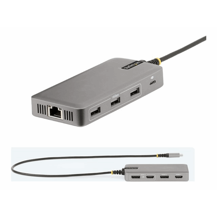 USB-C Triple-Monitor Multiport Adapter