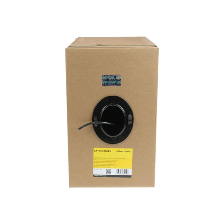 1000 ft Bulk Roll of Black Riser Cable