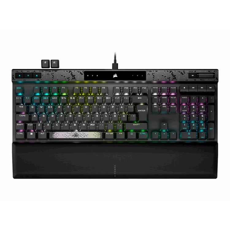 K70 MAX RGB Magnetic-Mechanical Gaming Keyboard Backlit RGB LED CORSAIR MGX Black Black PBT Keycaps K70 MAX RGB Magnetic-Mechanical Gaming Keyboard Backlit RGB LED CORSAIR MGX Black Black PBT Keycaps