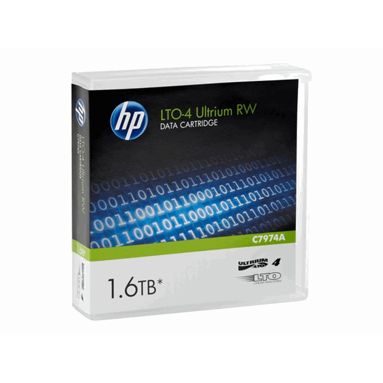 HP Ultrium 1.6 TB RW LTO4 Data Cartridge HP Ultrium 1.6 TB RW LTO4 Data Cartridge