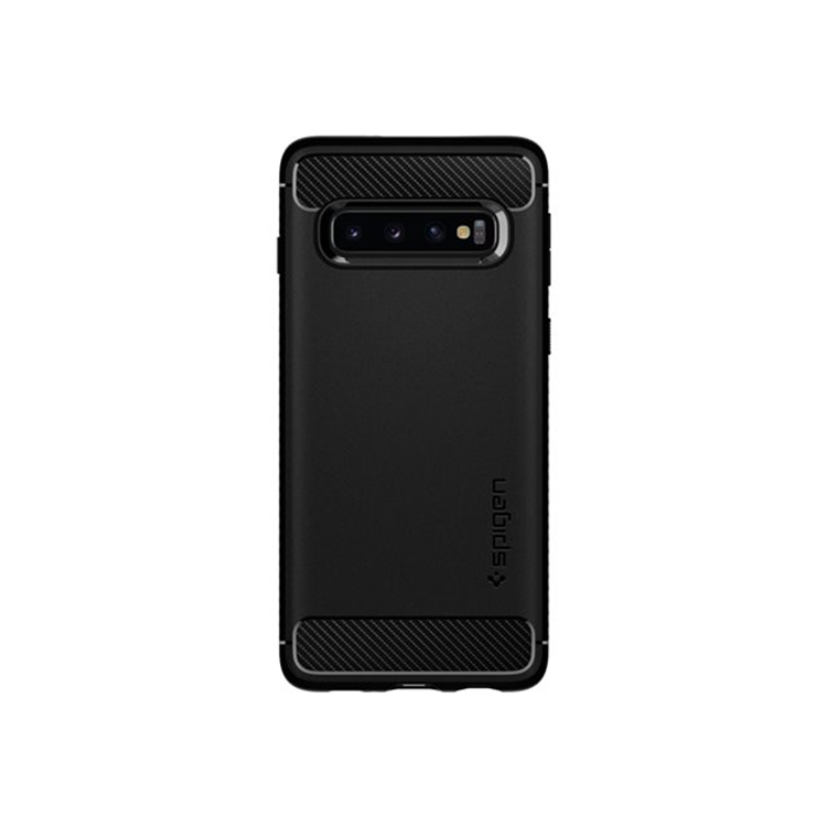 Spigen Galaxy S10 Rugged Armor Matte Bla