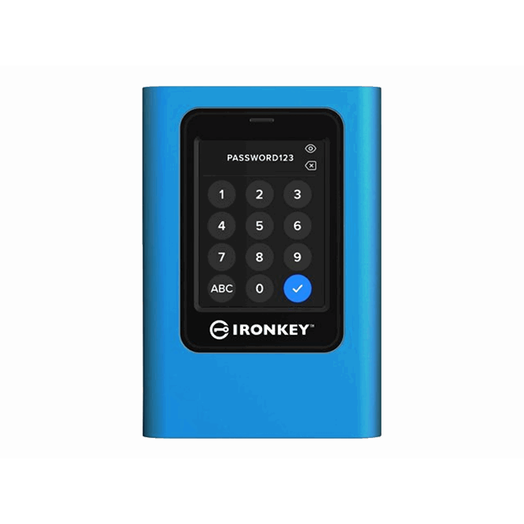 3840GB IronKey Vault Privacy 80 XTS-AES256-bit Encrypted External SSD