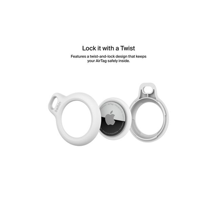 BELKIN AirTag Holder with Strap White BELKIN AirTag Holder with Strap White