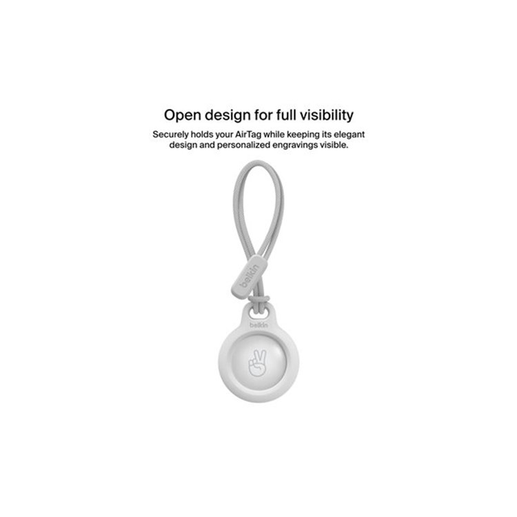 BELKIN AirTag Holder with Strap White BELKIN AirTag Holder with Strap White