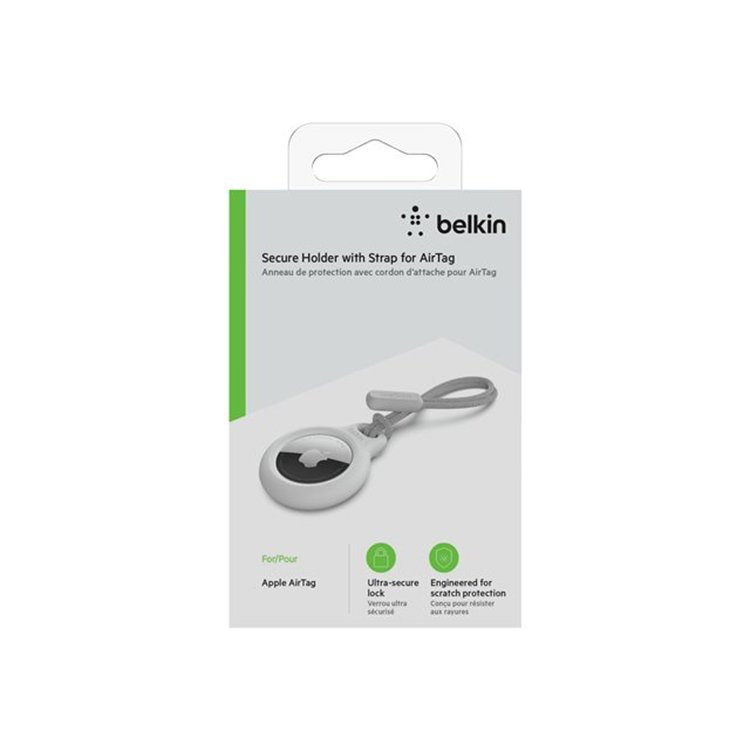 BELKIN AirTag Holder with Strap White BELKIN AirTag Holder with Strap White