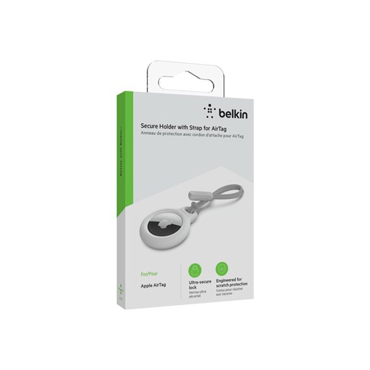 BELKIN AirTag Holder with Strap White BELKIN AirTag Holder with Strap White