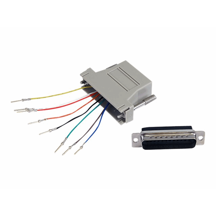 DB25 to RJ45 Modular Adapter - M/F DB25 to RJ45 Modular Adapter - M/F