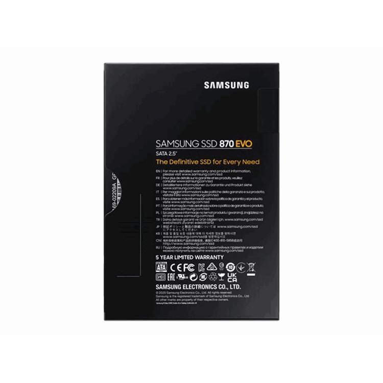 SAMSUNG SSD 870 EVO 1TB 2.5inch SATA SAMSUNG SSD 870 EVO 1TB 2.5inch SATA