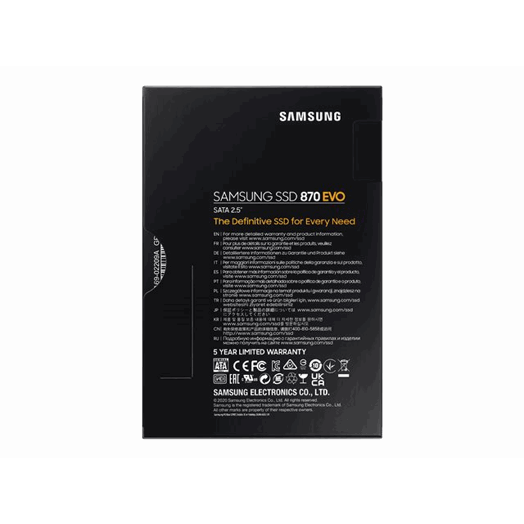 SAMSUNG SSD 870 EVO 2TB 2.5inch SATA