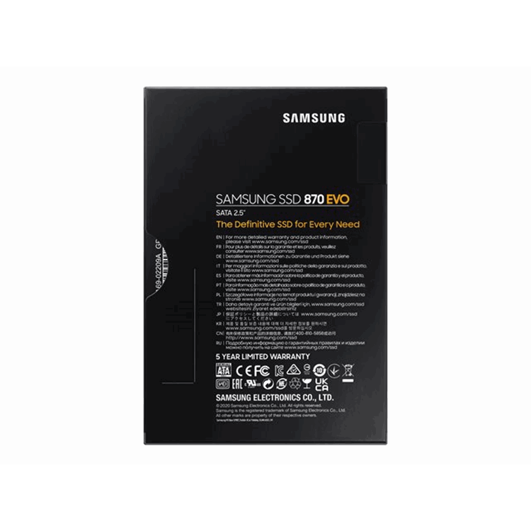 SAMSUNG SSD 870 EVO 500GB 2.5inch SATA SAMSUNG SSD 870 EVO 500GB 2.5inch SATA
