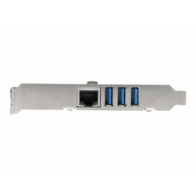 3Pt PCIe USB 3.0 Card + Gigabit Ethernet