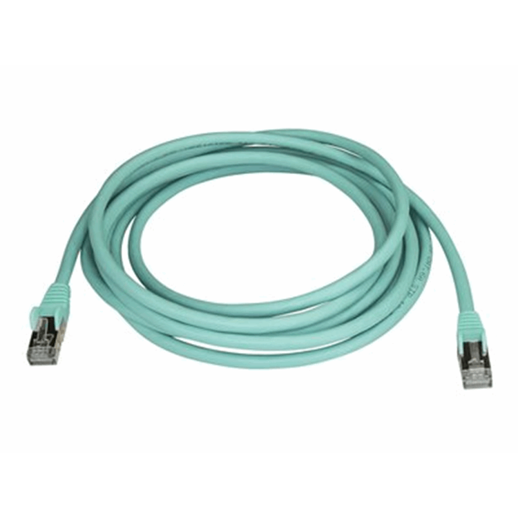 3m Aqua Cat6a Ethernet Cable - STP
