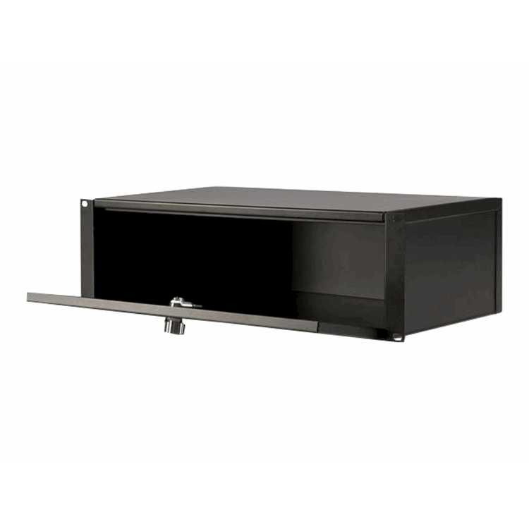 3U 9in Deep Locking Storage Drawer