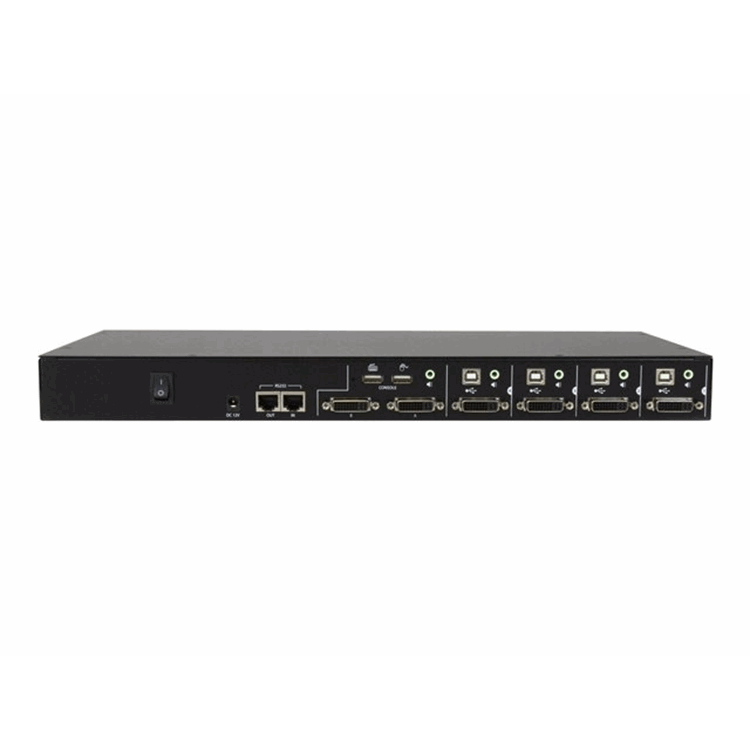 4 Port DVI Quad-View KVM Switch