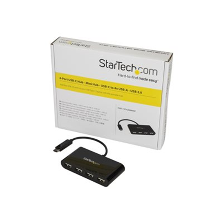 4 Port USB C Hub - C to 4x A - USB 2.0