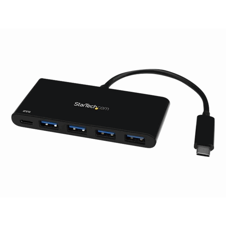 4 Port USB C Hub w/ PD - C to A USB 3.0