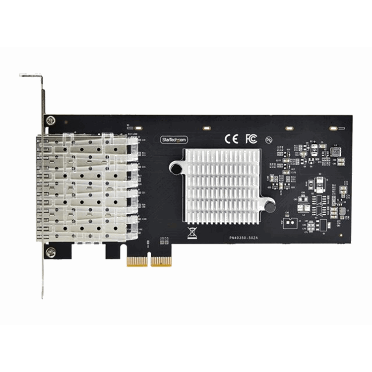 4-Port 1GbE SFP PCIe Network Card NIC