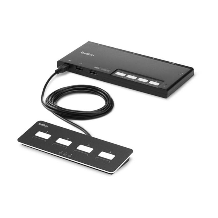 4-Port Base Modular Secure KVM Switch