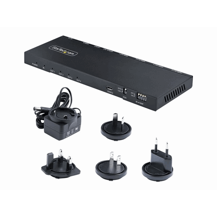 4-Port HDMI Splitter 1 In 4 Out 4K 60Hz 4-Port HDMI Splitter 1 In 4 Out 4K 60Hz