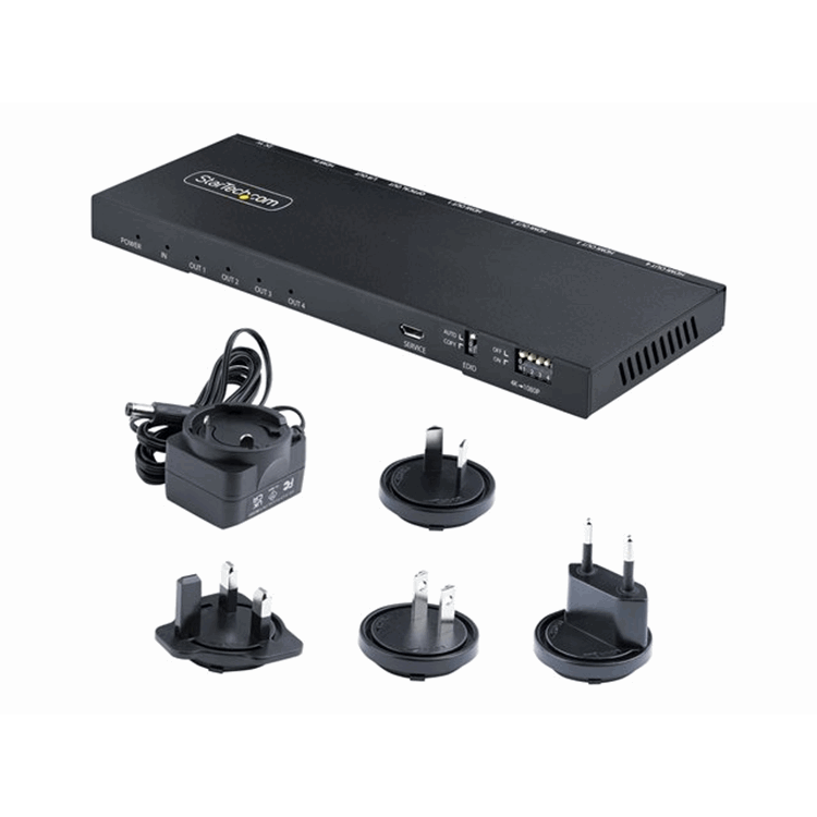 4-Port HDMI Splitter 1 In 4 Out 4K 60Hz