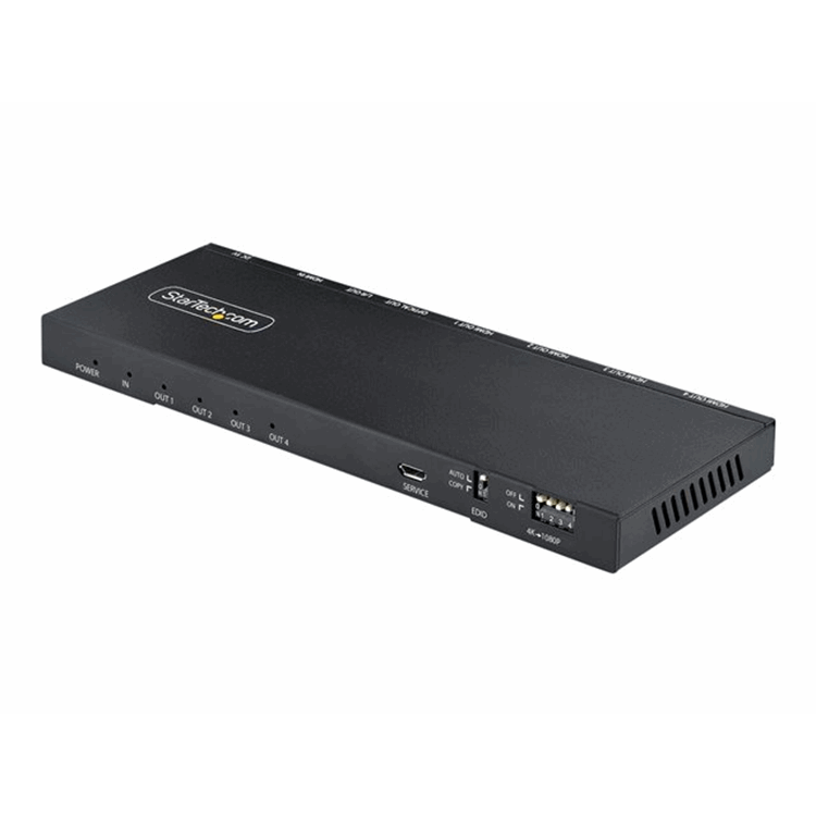 4-Port HDMI Splitter 1 In 4 Out 4K 60Hz