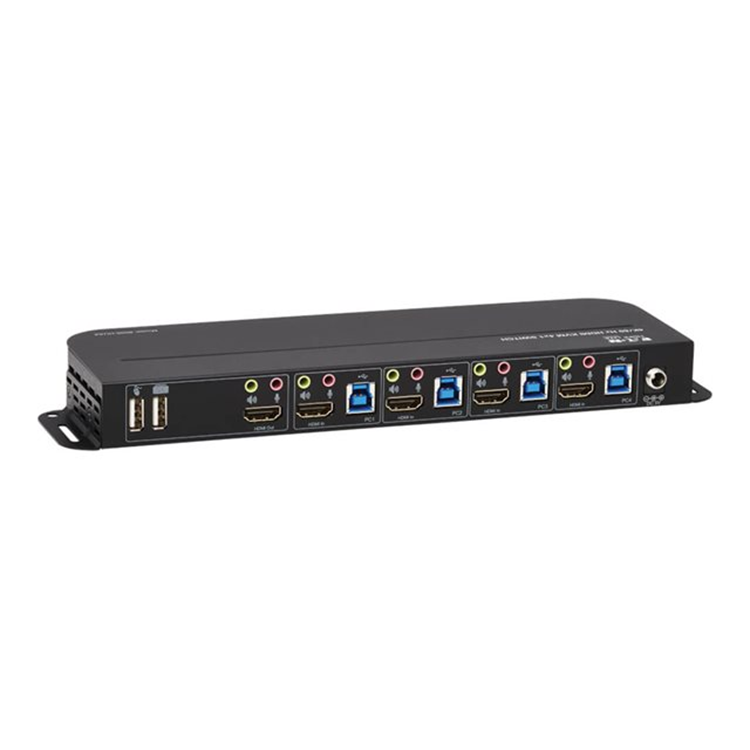 4-Port HDMI USB KVM Switch 4K 60 Hz HDRHDCP 2.2 IR USB Sharing