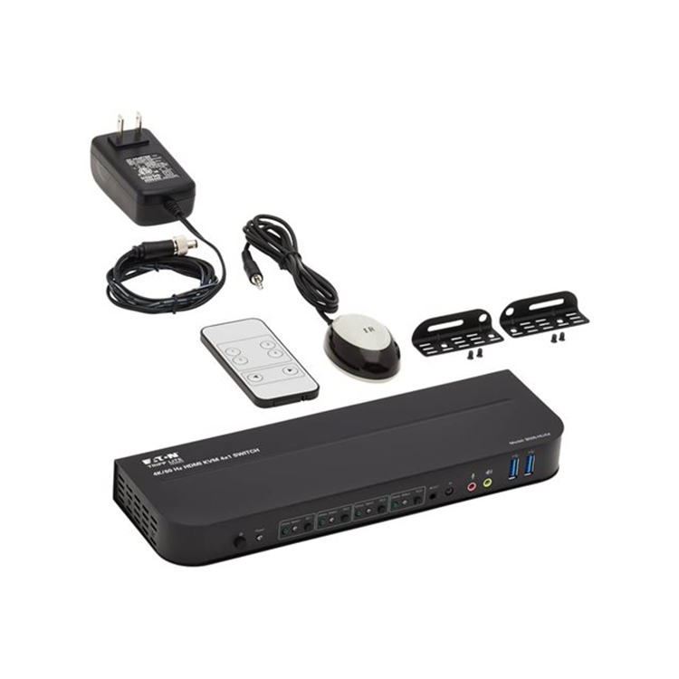 4-Port HDMI USB KVM Switch 4K 60 Hz HDRHDCP 2.2 IR USB Sharing