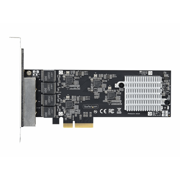 4-Port NBASE-T 2.5Gbps PCIe Network Card