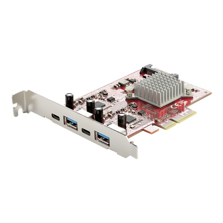 4-Port USB PCIe Card - 10Gbps 2x USB-C 2 4-Port USB PCIe Card - 10Gbps 2x USB-C 2